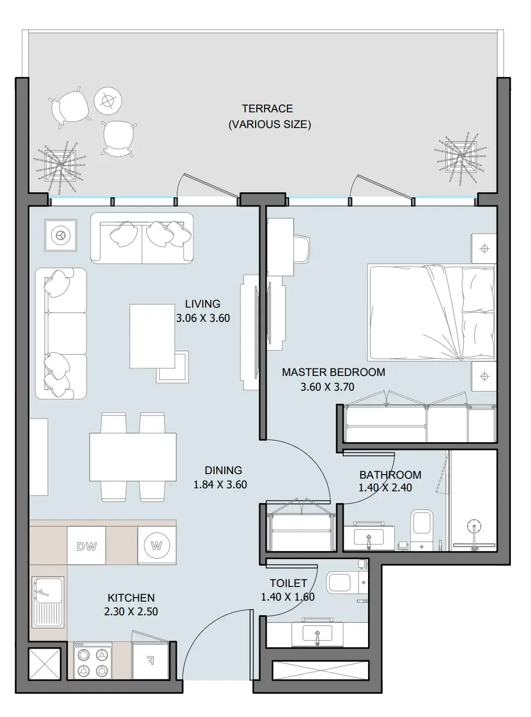 Reportage Properties The District floor plan