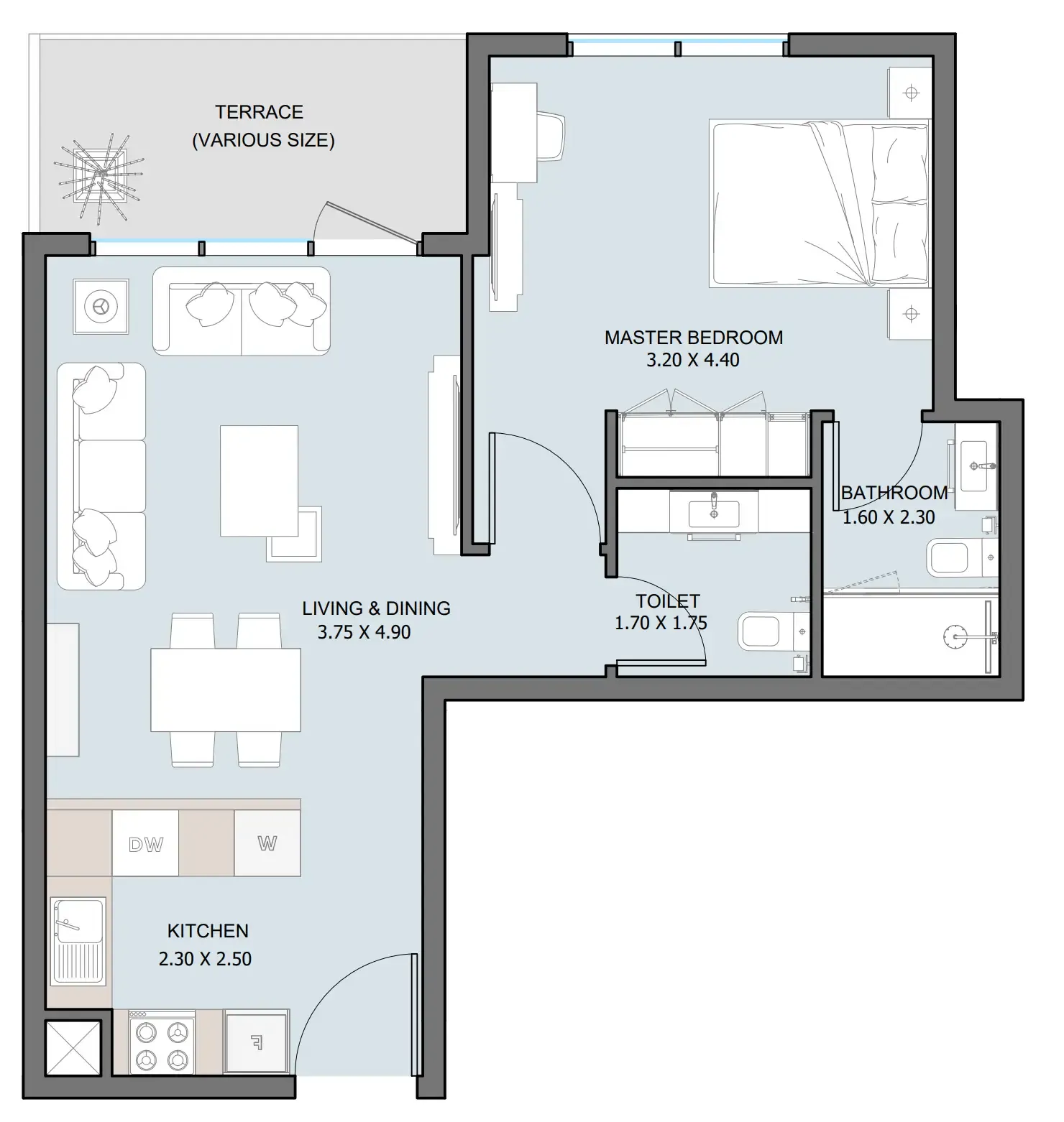 Reportage Properties The District floor plan