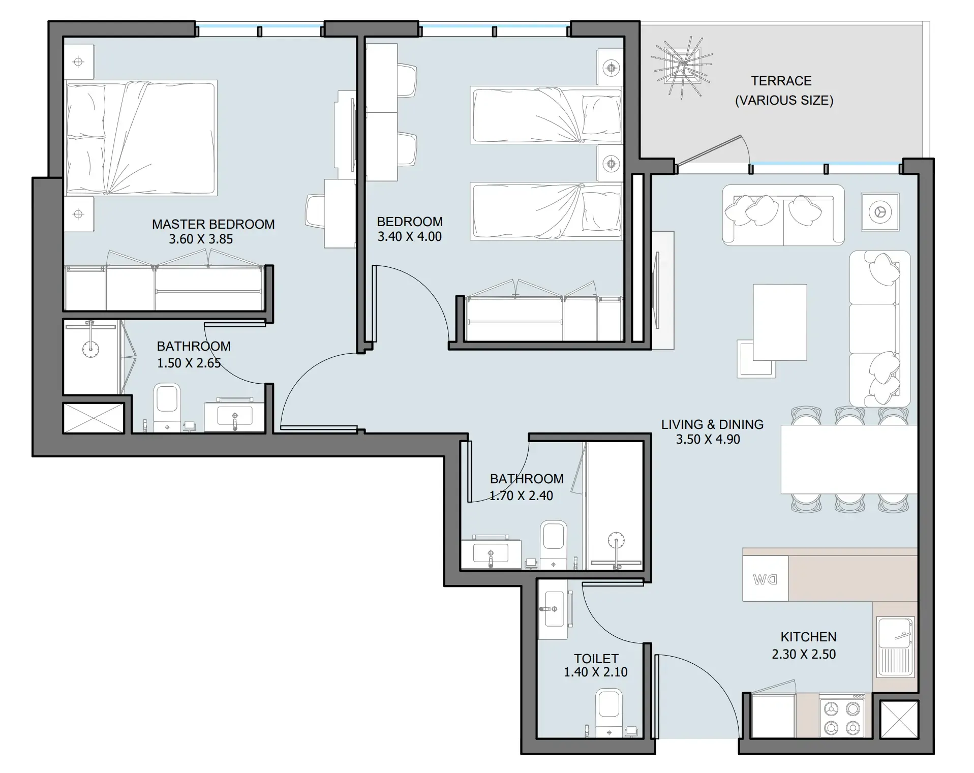 Reportage Properties The District floor plan