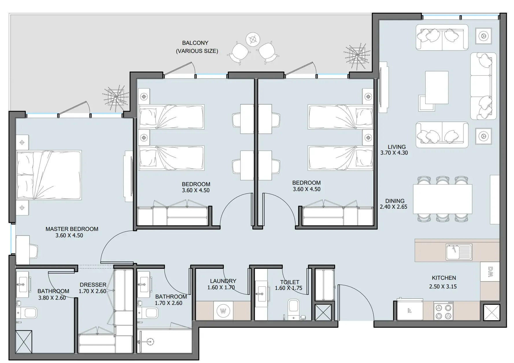 Reportage Properties The District floor plan