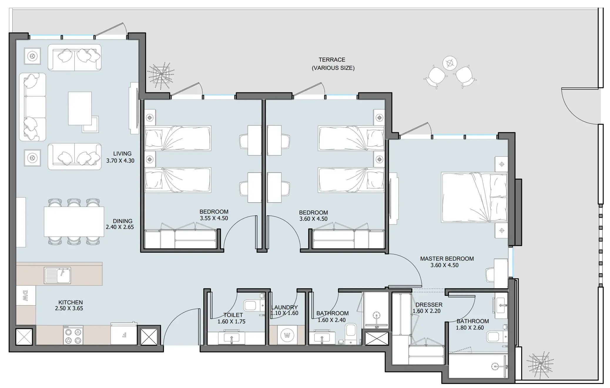 Reportage Properties The District floor plan