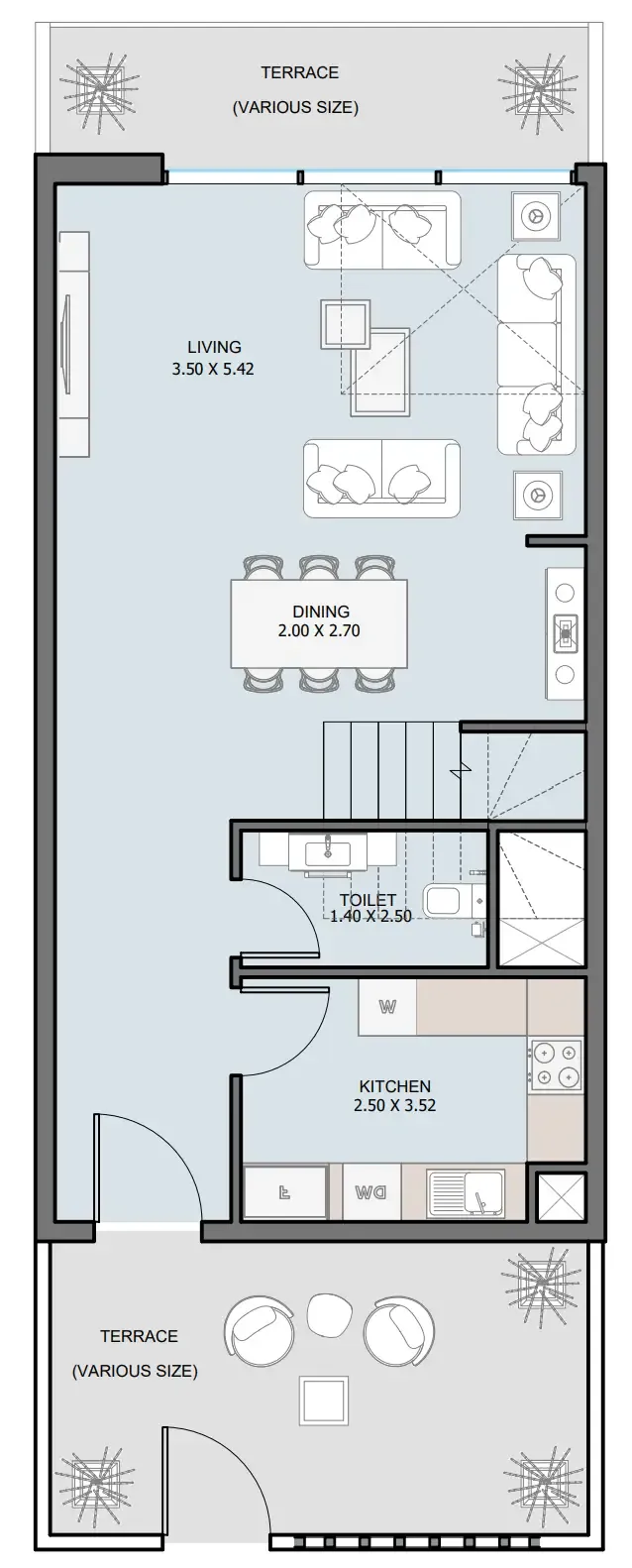 Reportage Properties The District floor plan