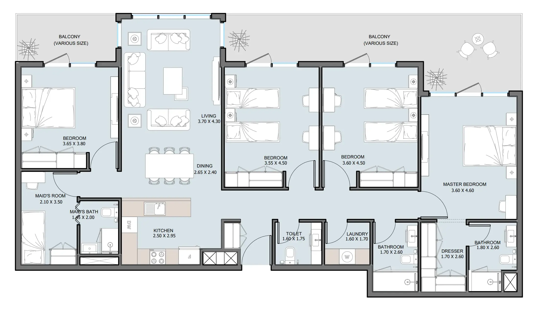 Reportage Properties The District floor plan