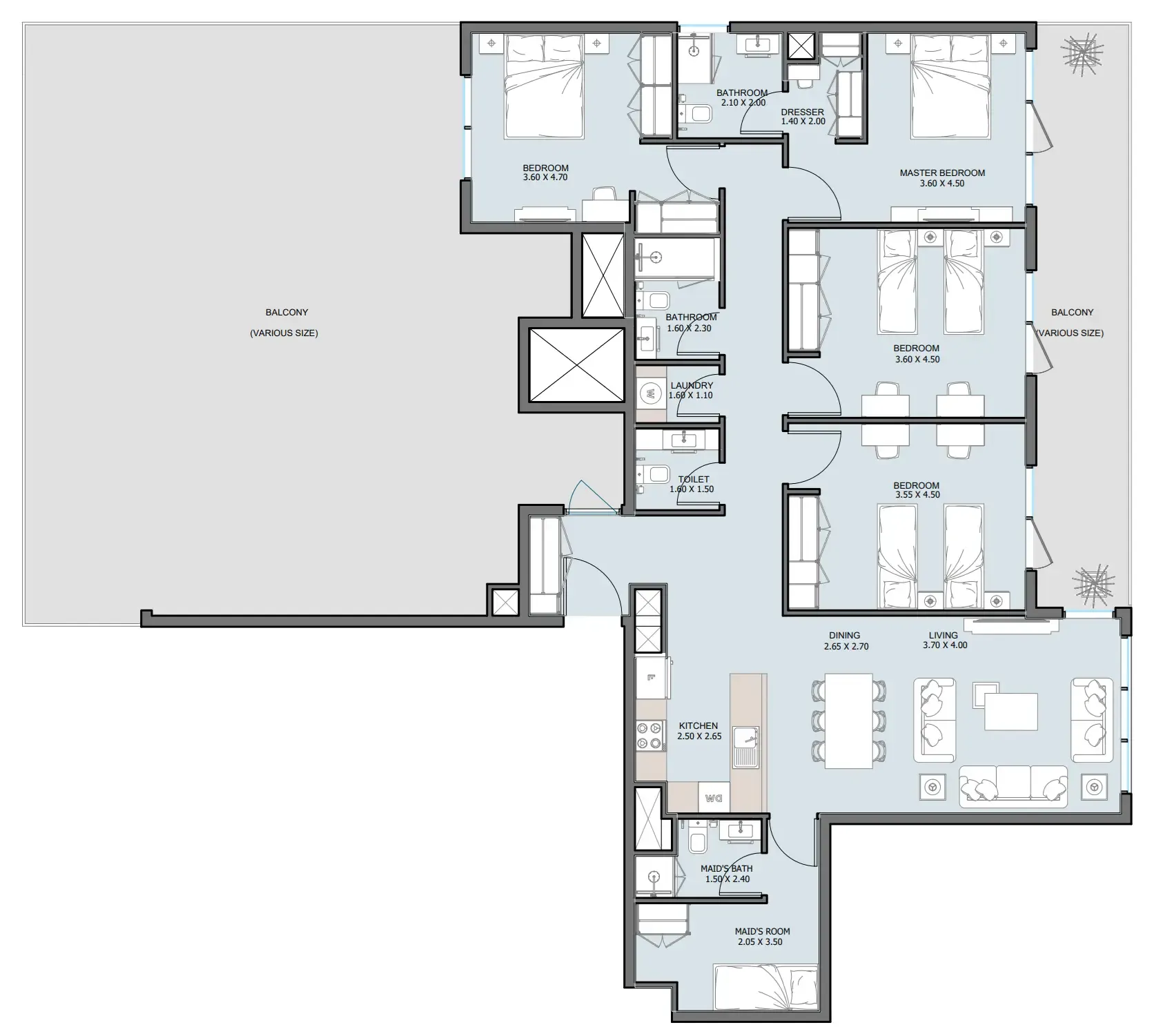 Reportage Properties The District floor plan