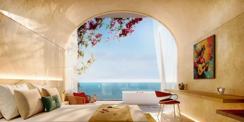 Interior at The Heart of Europe - Marbella Resort Hotel, Vignette Collection in World of Islands Dubai