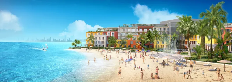 Exterior at The Heart of Europe - Portofino in World of Islands Dubai