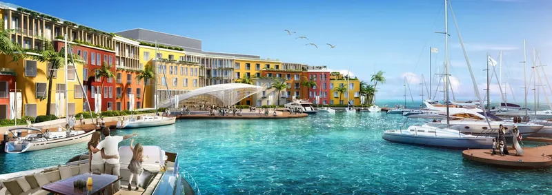 Exterior at The Heart of Europe - Portofino in World of Islands Dubai