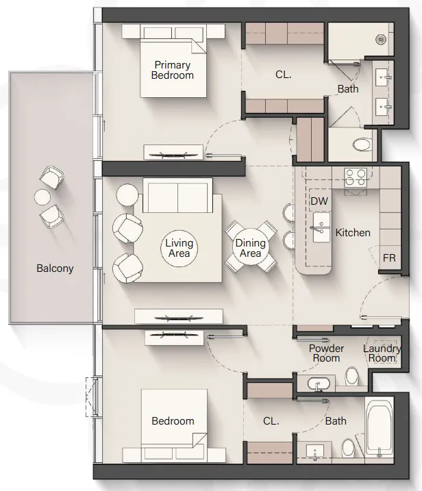 Ellington The Meriva Collection floor plan