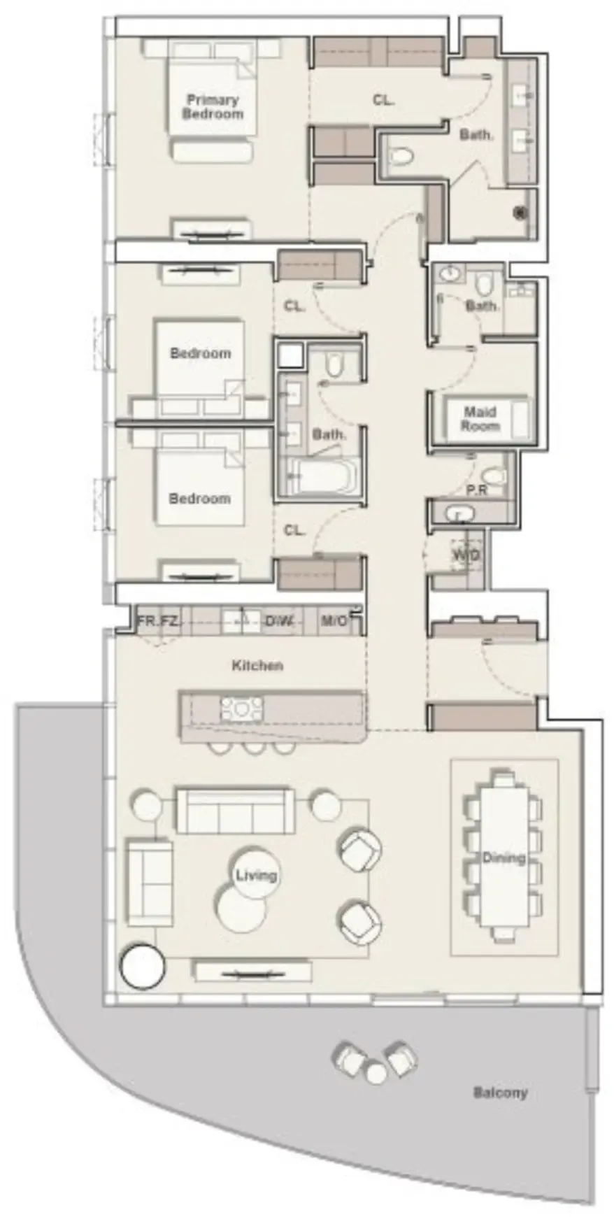 Ellington The Meriva Collection floor plan