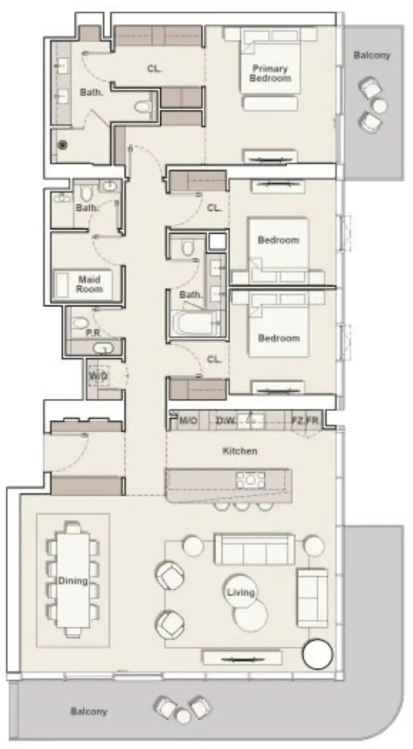 Ellington The Meriva Collection floor plan