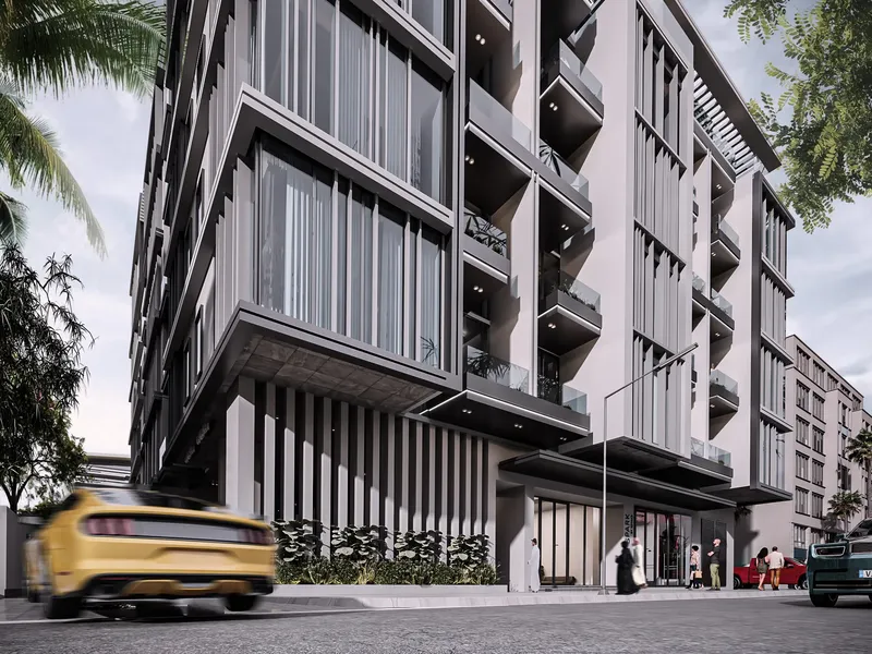 Exterior at The Spark By Esnaad in MBR District 11 (Meydan South) Dubai