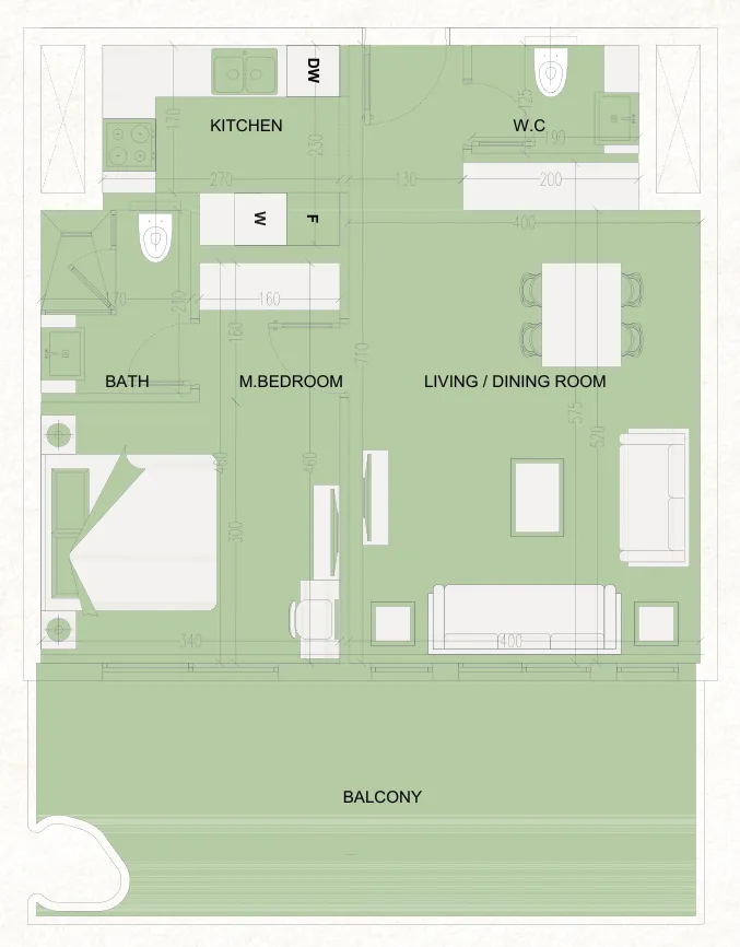 Cosmo Developments The WADI floor plan