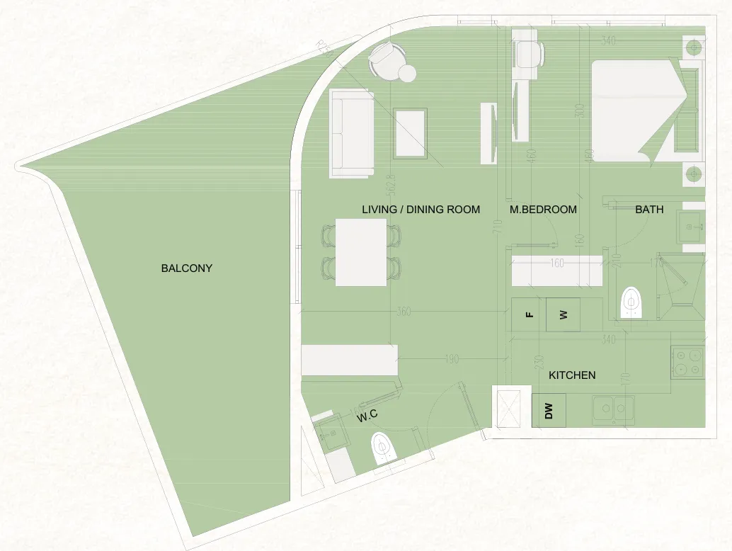 Cosmo Developments The WADI floor plan