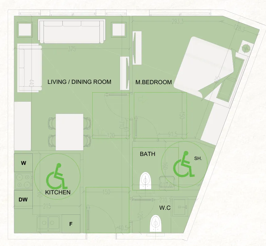 Cosmo Developments The WADI floor plan