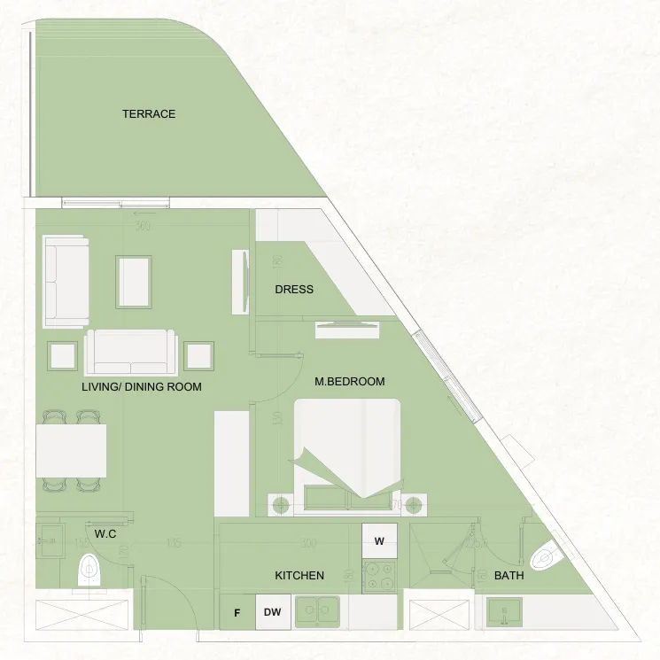 Cosmo Developments The WADI floor plan