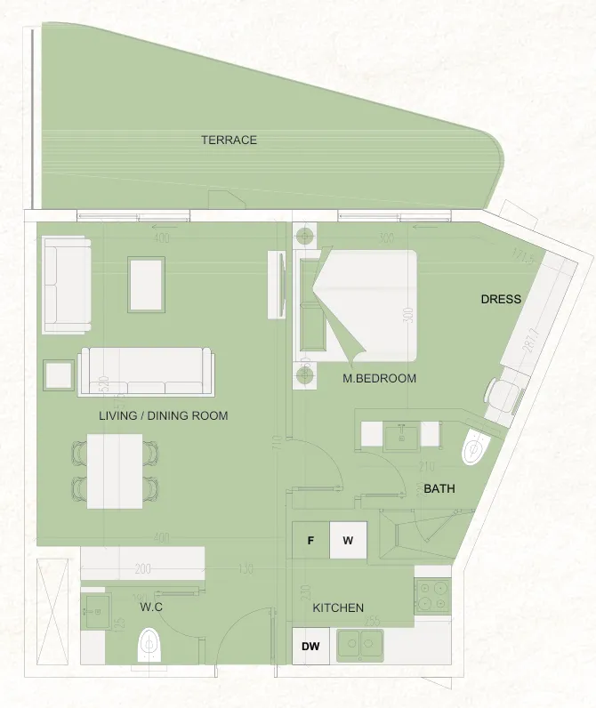 Cosmo Developments The WADI floor plan
