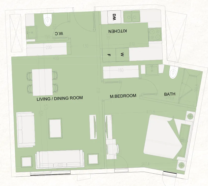 Cosmo Developments The WADI floor plan