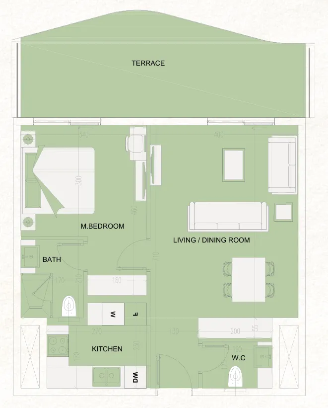 Cosmo Developments The WADI floor plan
