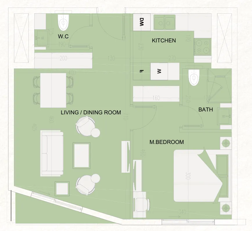 Cosmo Developments The WADI floor plan