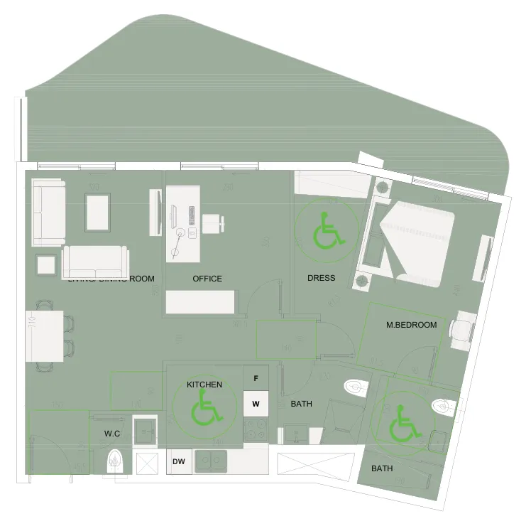 Cosmo Developments The WADI floor plan