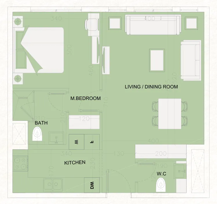 Cosmo Developments The WADI floor plan