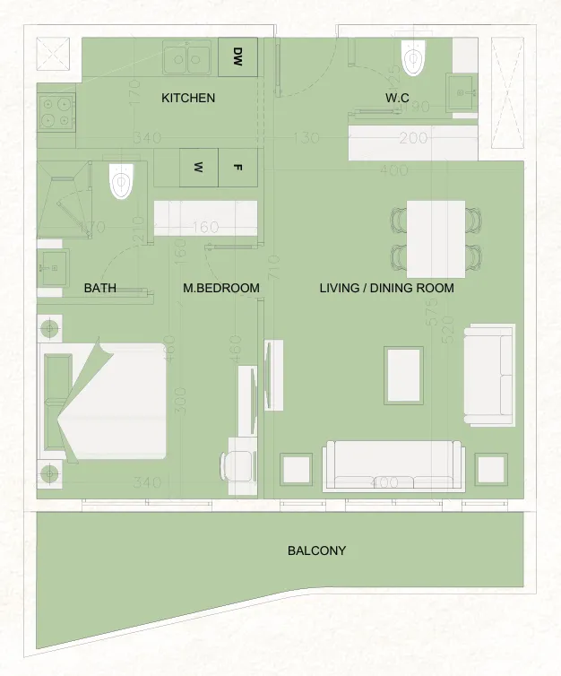 Cosmo Developments The WADI floor plan