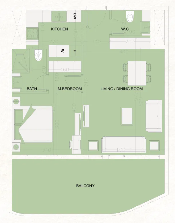 Cosmo Developments The WADI floor plan