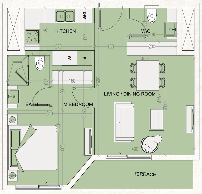 Cosmo Developments The WADI floor plan