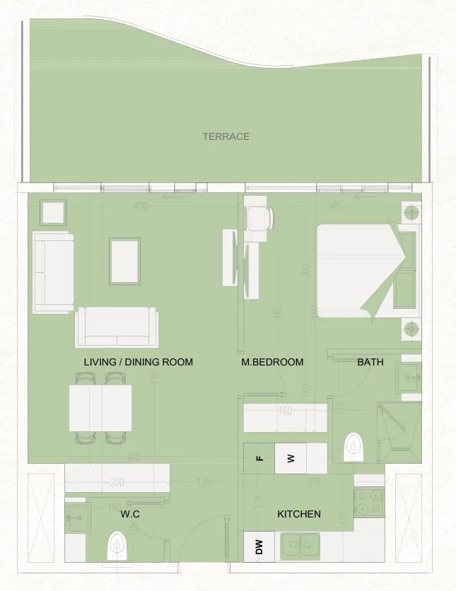 Cosmo Developments The WADI floor plan