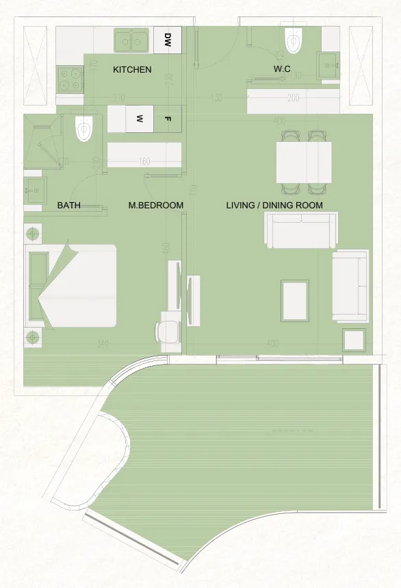 Cosmo Developments The WADI floor plan