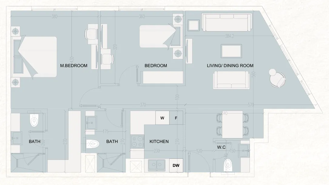 Cosmo Developments The WADI floor plan