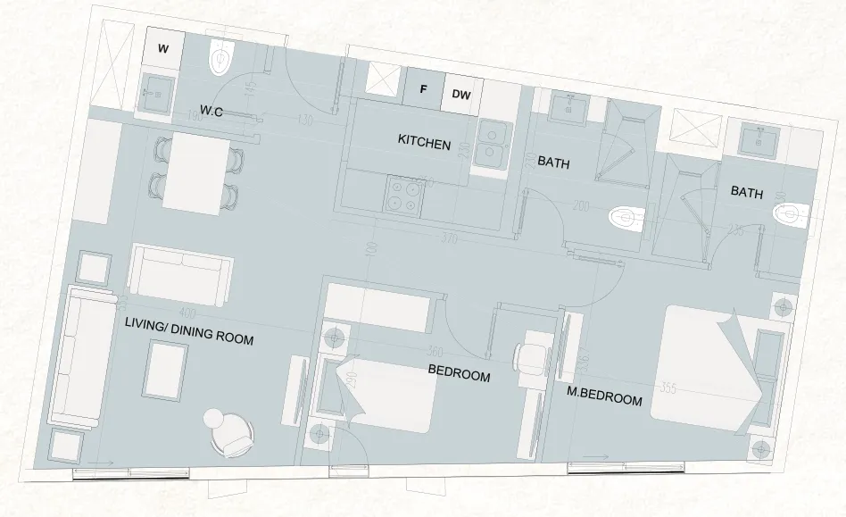 Cosmo Developments The WADI floor plan