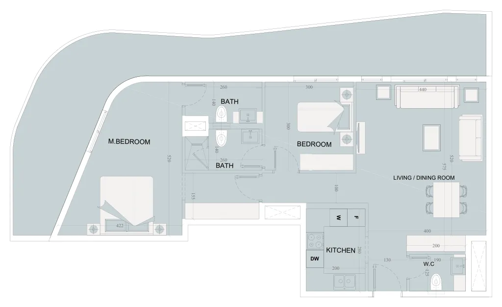 Cosmo Developments The WADI floor plan