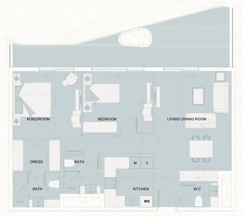 Cosmo Developments The WADI floor plan
