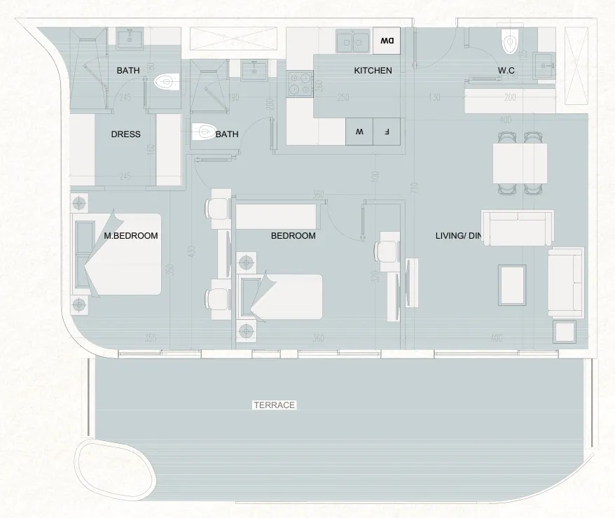 Cosmo Developments The WADI floor plan