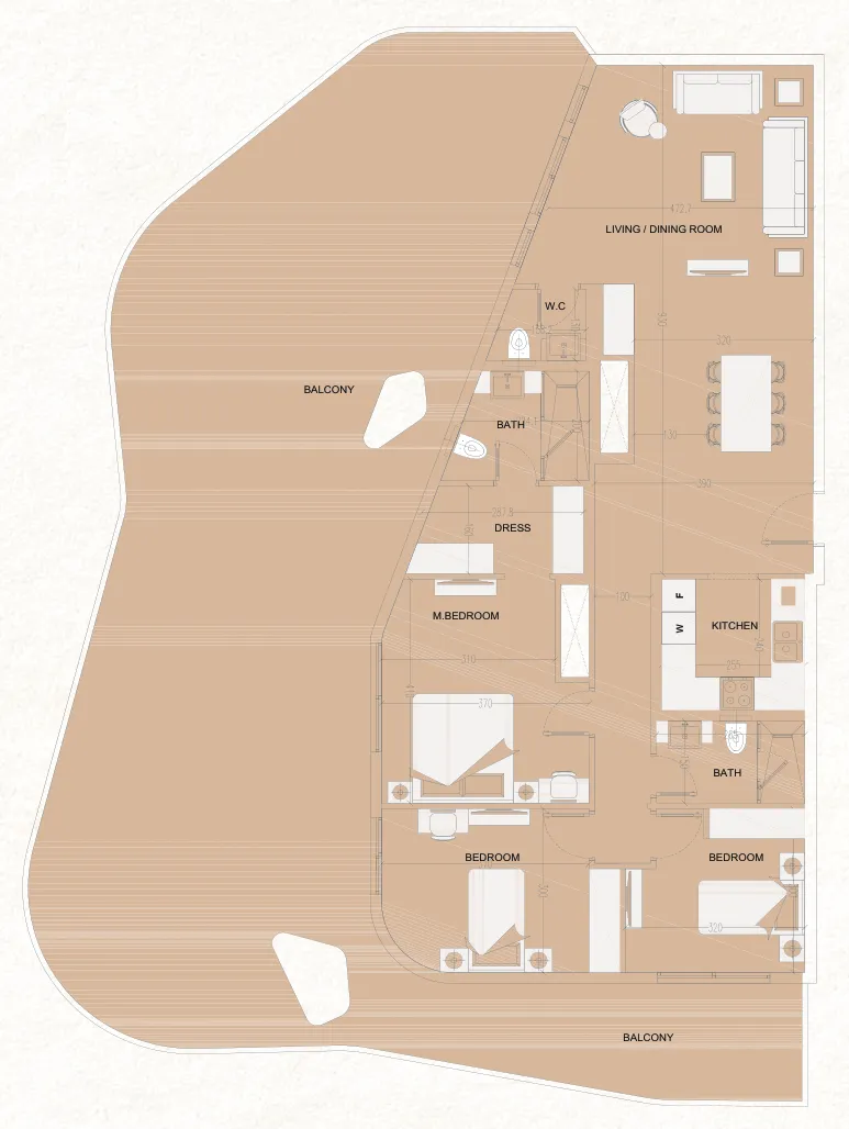 Cosmo Developments The WADI floor plan