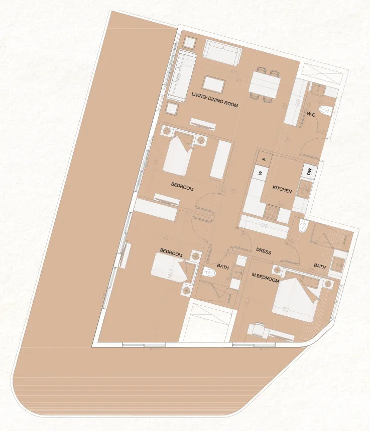 Cosmo Developments The WADI floor plan