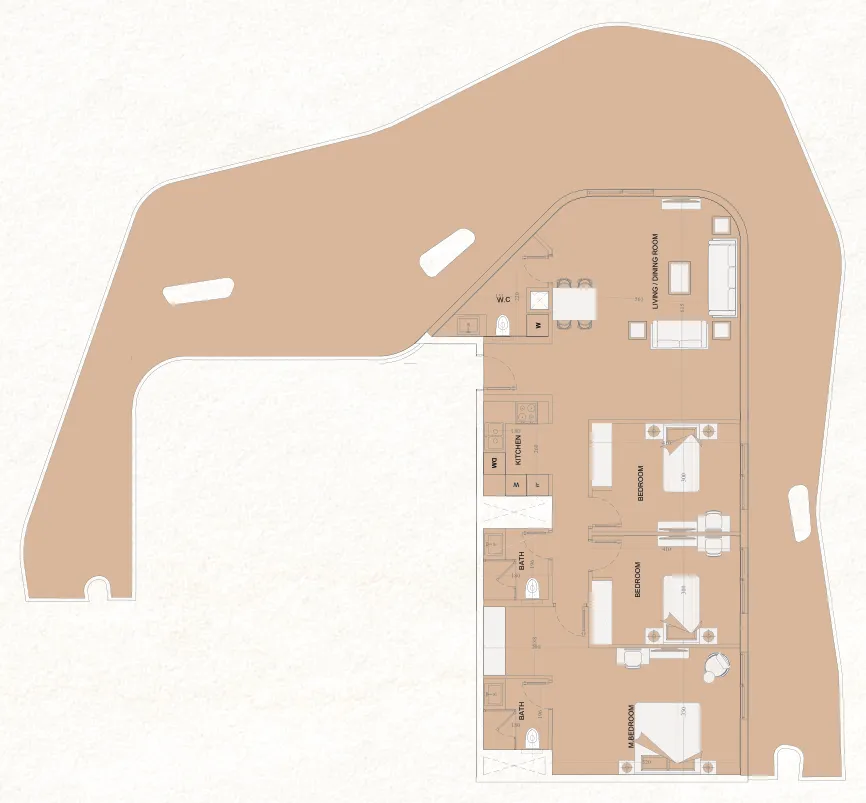 Cosmo Developments The WADI floor plan