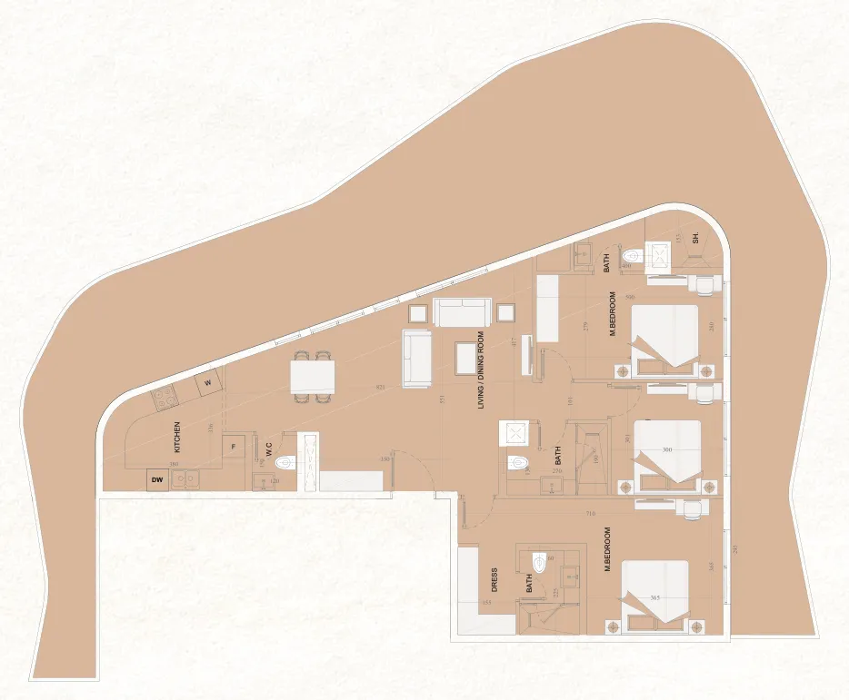 Cosmo Developments The WADI floor plan