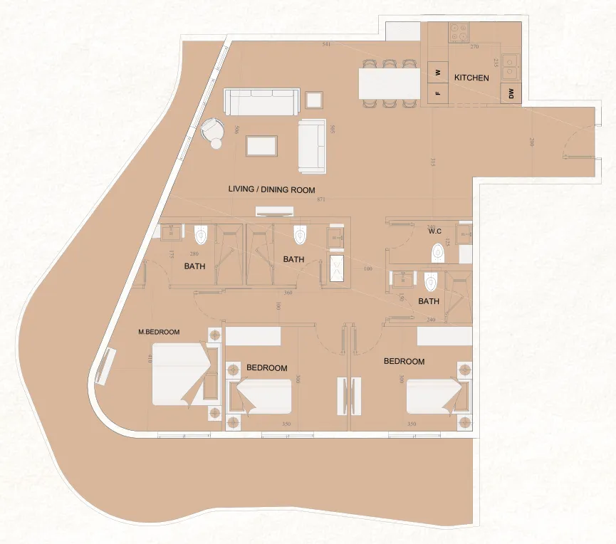 Cosmo Developments The WADI floor plan