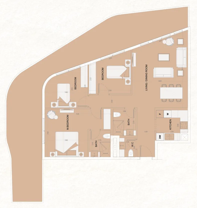 Cosmo Developments The WADI floor plan