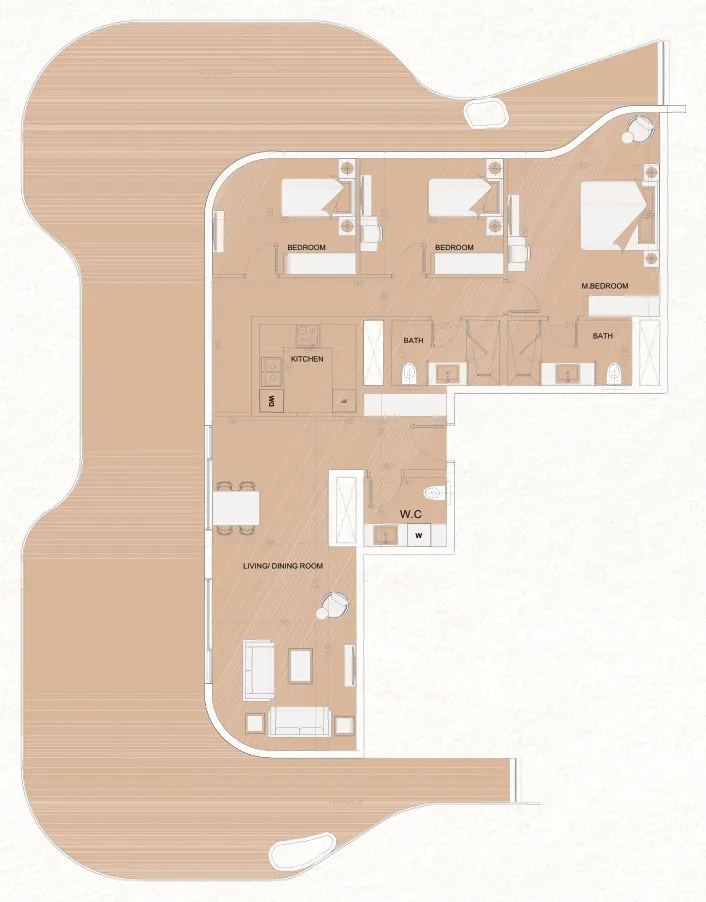 Cosmo Developments The WADI floor plan
