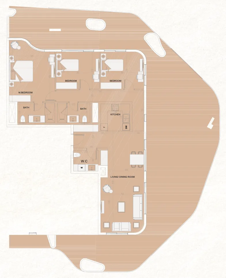 Cosmo Developments The WADI floor plan