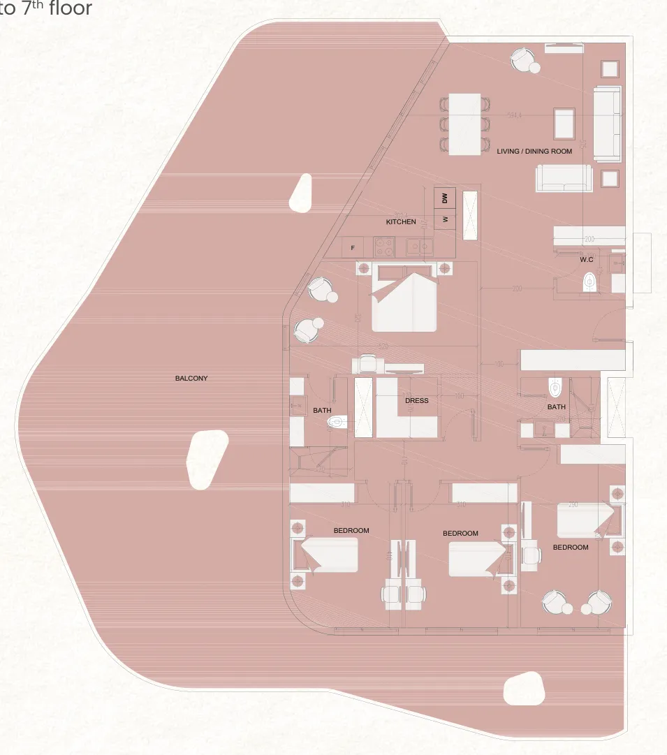 Cosmo Developments The WADI floor plan