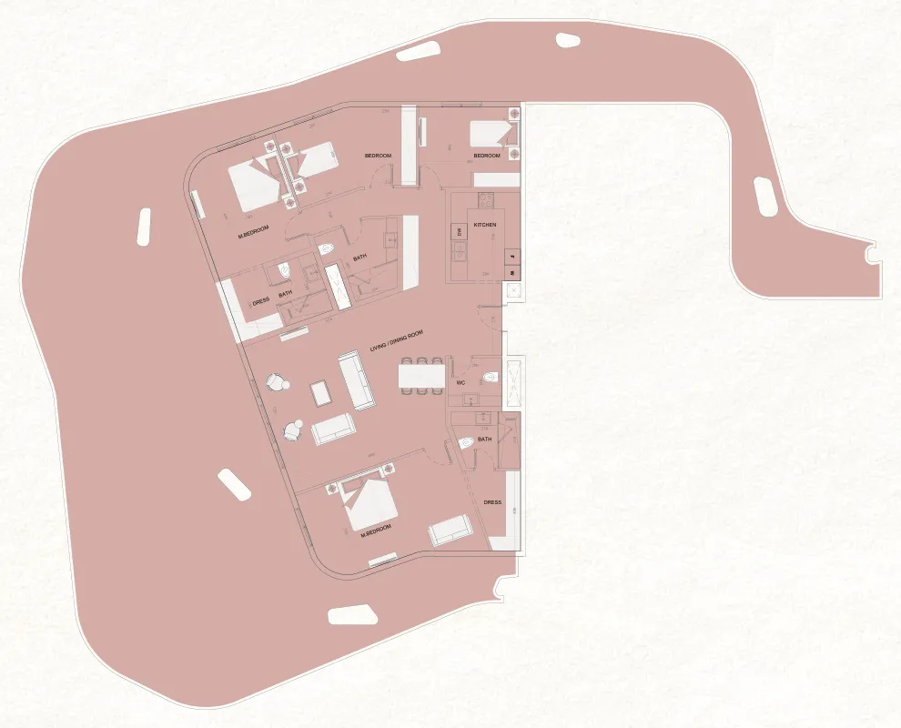 Cosmo Developments The WADI floor plan