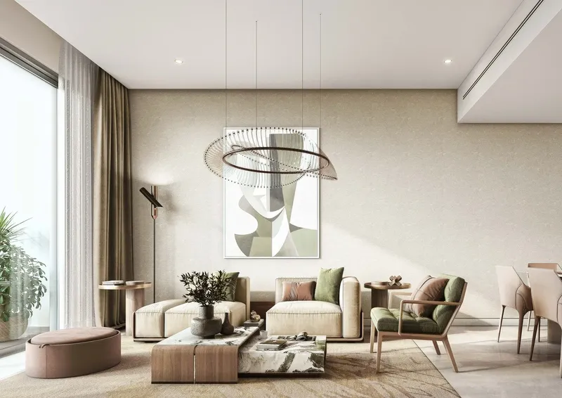 Interior at The Woods Abode at Sobha Sanctuary in Dubai
