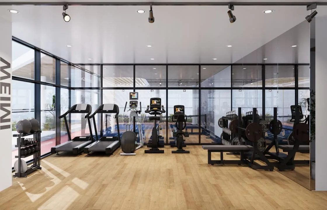 Fully Equipped Gym amenity image at Timber Terrace