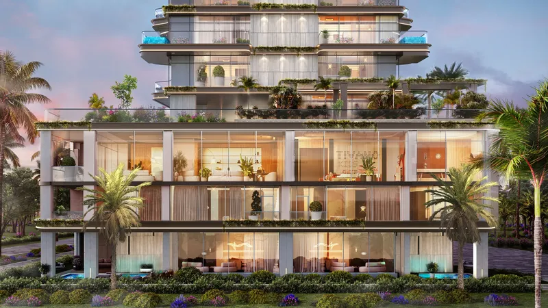Exterior at Tivanno Residence in Dubai Islands Dubai