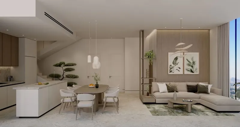 Interior at Treppan Tower in JVT (Jumeirah Village Triangle) Dubai
