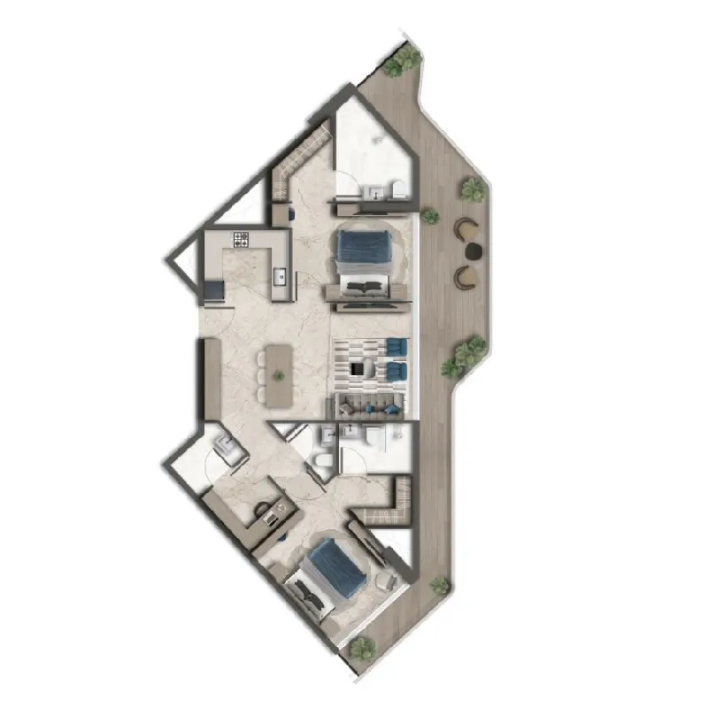 Fakhruddin Properties Development Treppan Vision floor plan